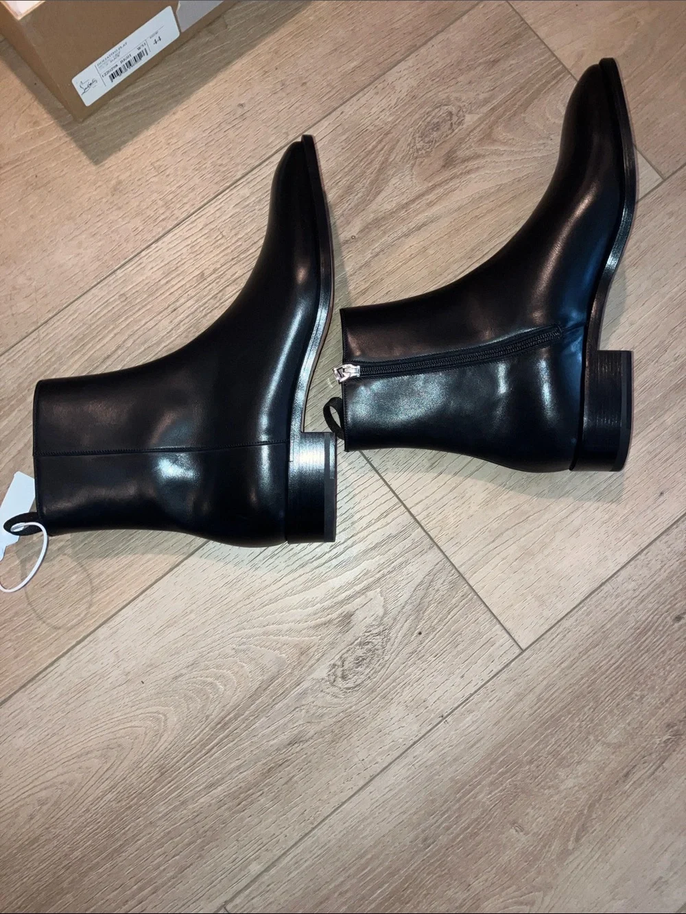 Christian Louboutin Men’s Black Leather Samson Boots